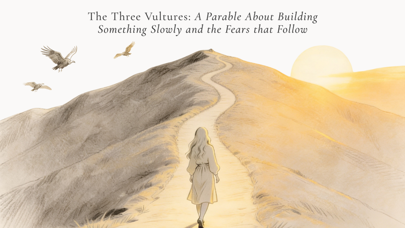 The Three Vultures: A Parable About Building Something Slowly and the Fears that Follow