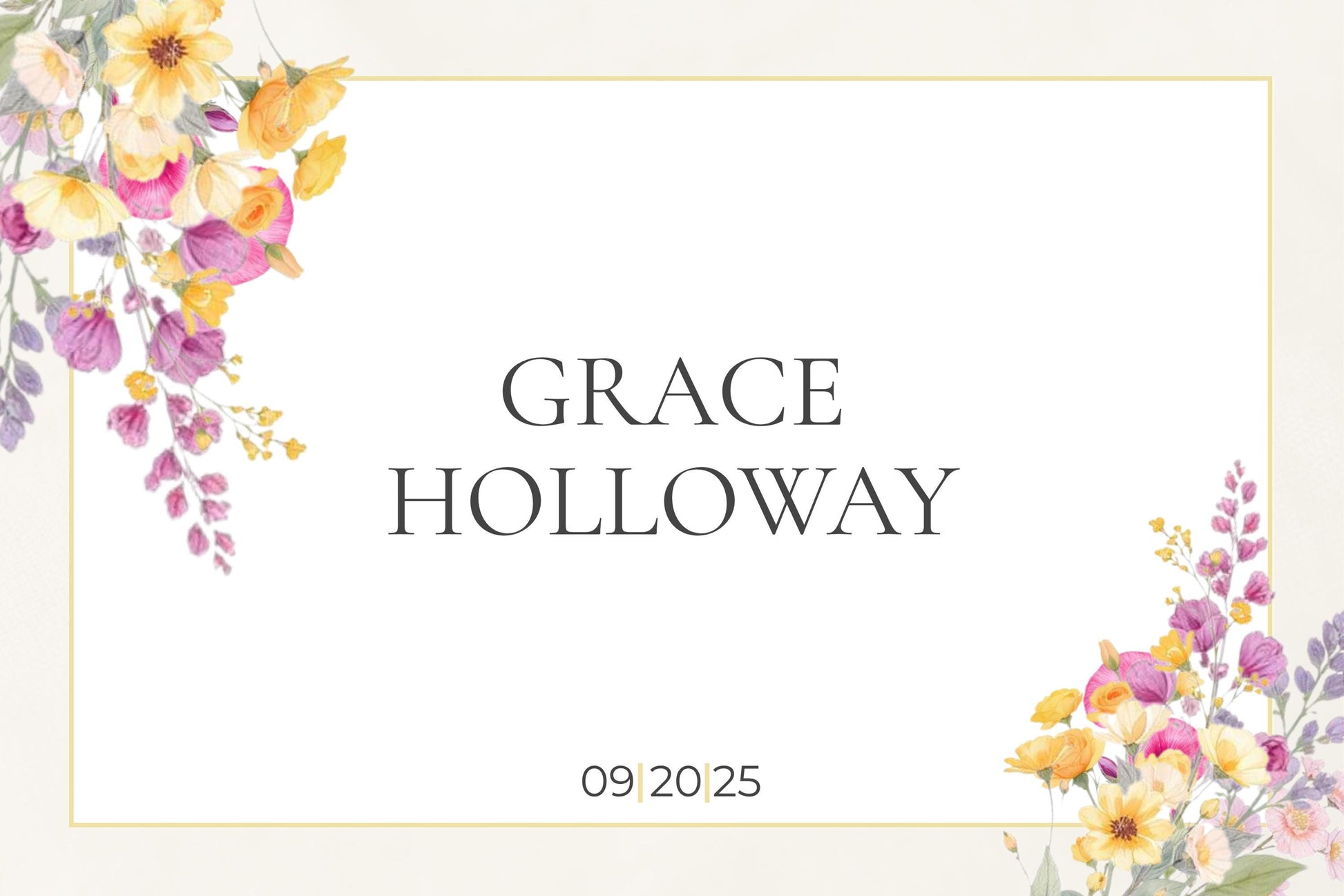 Watercolor Place Setting Table Card Design Template Wedding Download Digital File Format Canva Wedding Card Table Name Tag Elegant Dinner