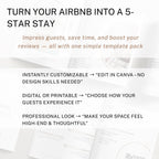 Airbnb Host Template Design Guide Book Creation Tool Digital Welcome Book Page Layout Design Template Canva Guide House Rule Printables