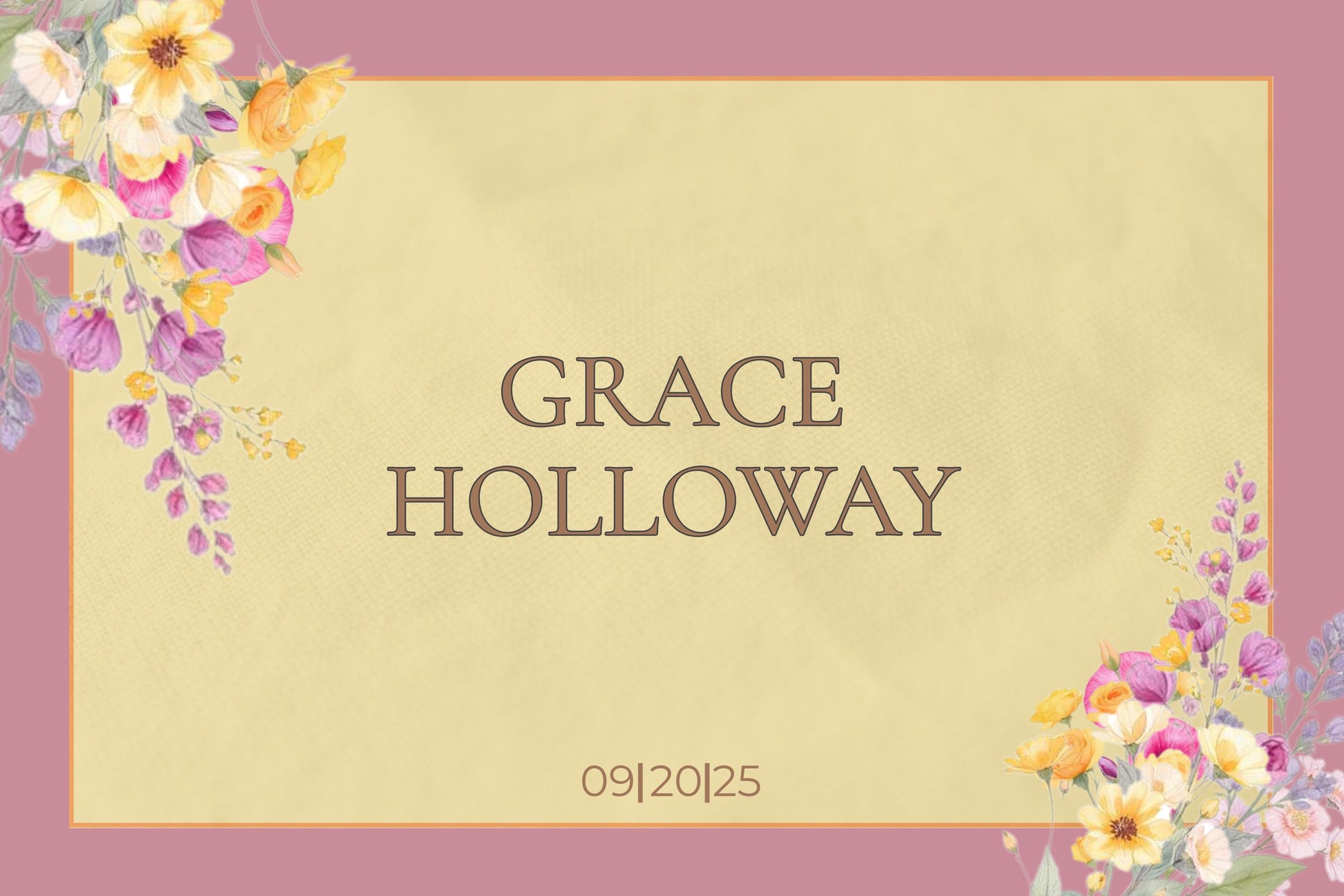 Watercolor Place Setting Table Card Design Template Wedding Download Digital File Format Canva Wedding Card Table Name Tag Elegant Dinner