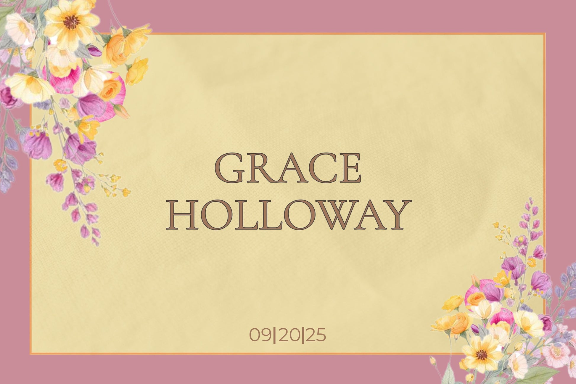 Watercolor Place Setting Table Card Design Template Wedding Download Digital File Format Canva Wedding Card Table Name Tag Elegant Dinner