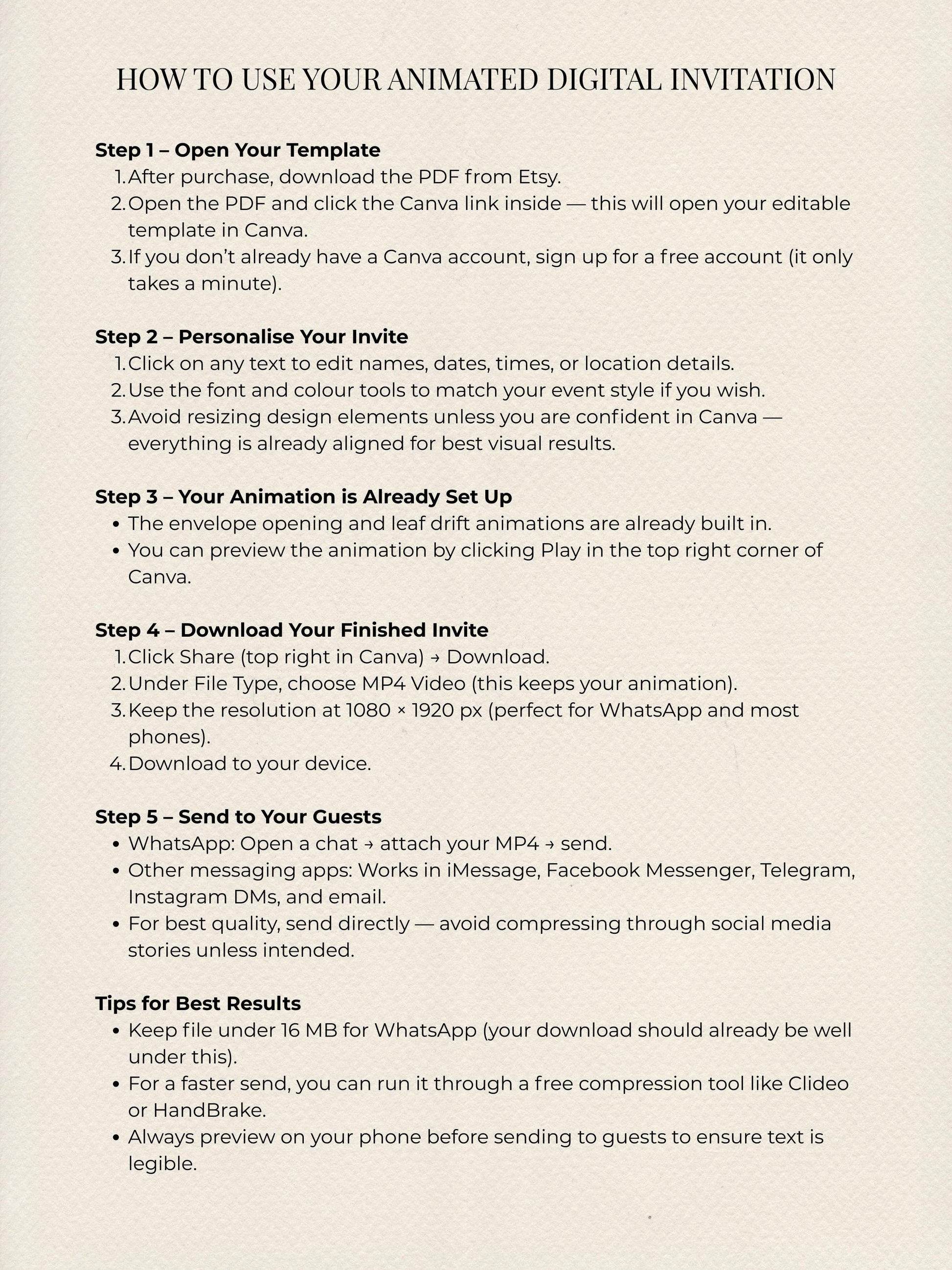 Animated Baby Shower Invitation, Butterfly Digital Evite Template, Editable Canva Video Invite, Floral Virtual Baby Shower Announcement