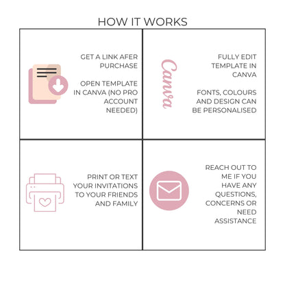 Wedding Menu Template Design Download Digital File Instant Access Bridal Stationery Wedding Reception Dinner Menu Table Display Elegant Look