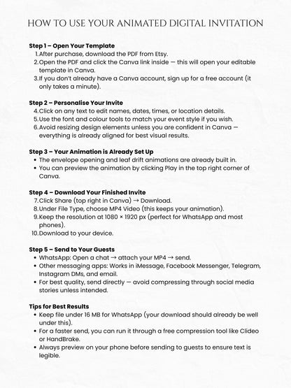 Skeleton Halloween Party Evite – Animated Digital Invitation, Editable Canva Template, Spooky Graveyard Autumn Event Invite, Fall Stationary