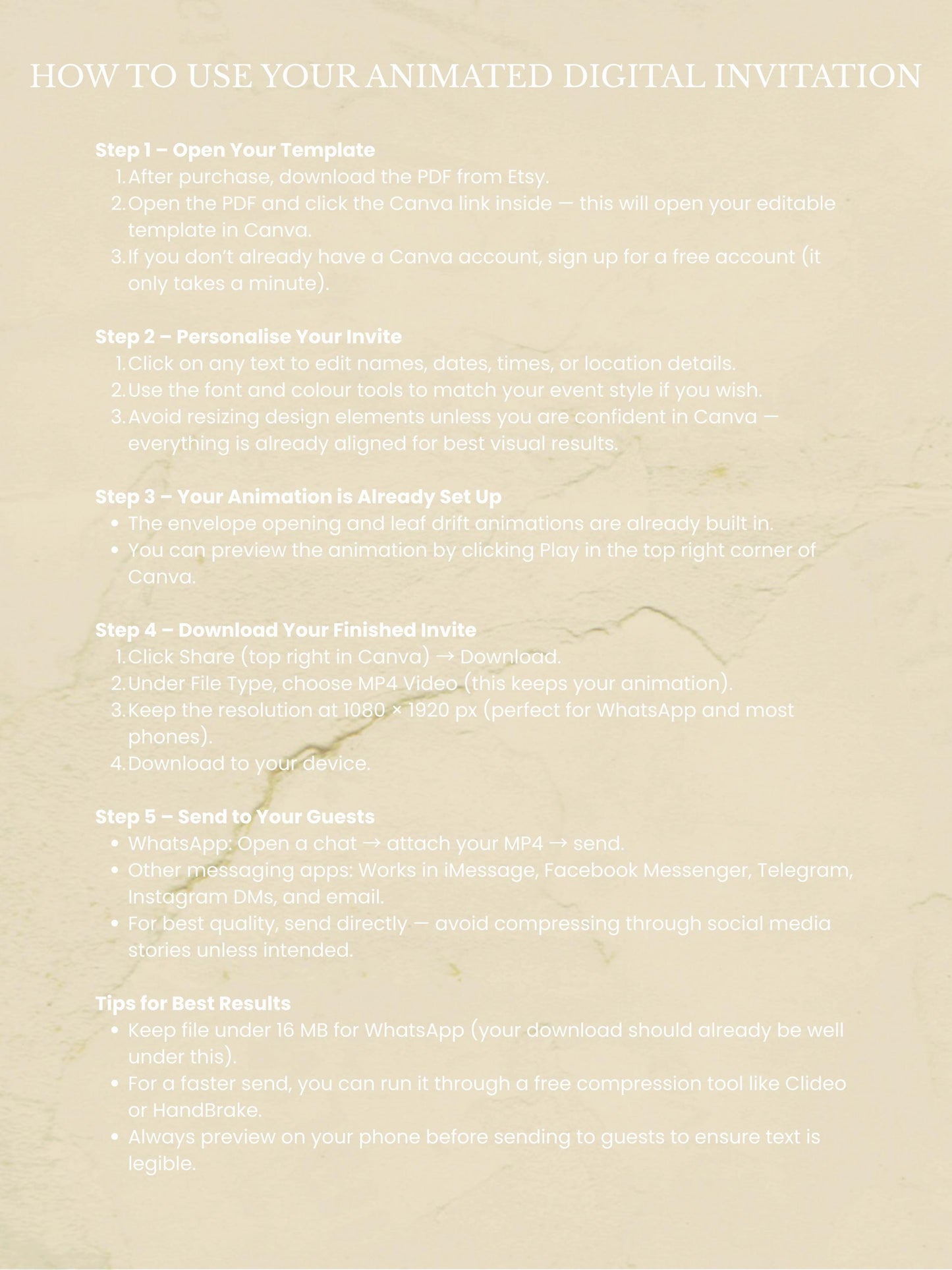 New Year’s Eve Invitation, Animated Digital Evite, Elegant Gold Champagne Party Invite, Editable Canva Template, Bring in the Bells Midnight