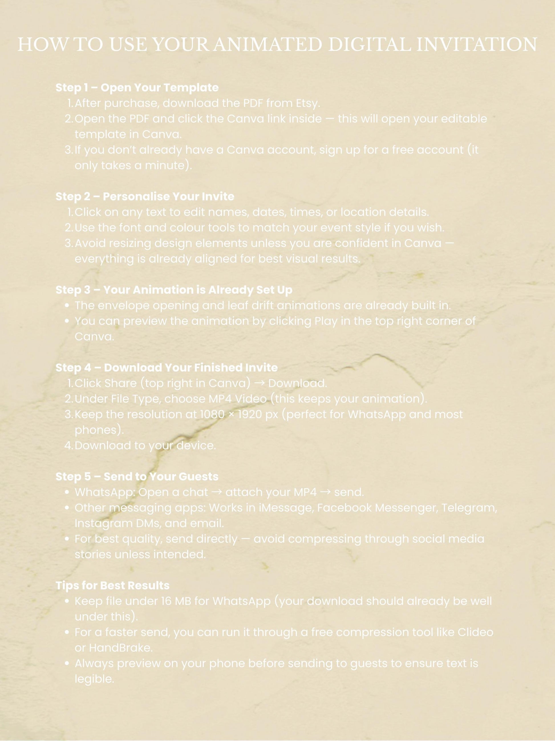 New Year’s Eve Invitation, Animated Digital Evite, Elegant Gold Champagne Party Invite, Editable Canva Template, Bring in the Bells Midnight