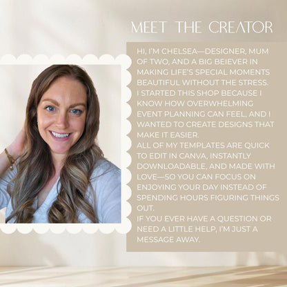 Wedding Invitation Set Customizable Wedding Bundle Editable Canva Templates Floral Suite Welcome Sign Save the Date Menu RSVP Table Number