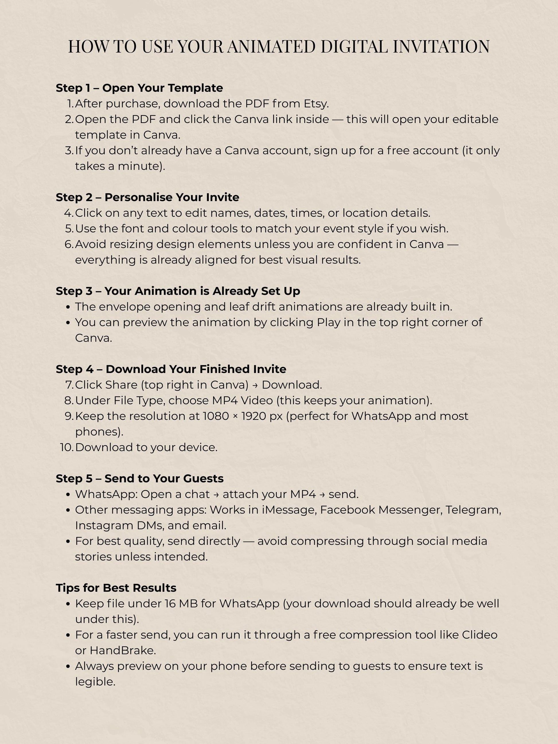 Animated Thanksgiving Digital Invite, Editable Harvest Dinner Video Evite, Fall Party Motion Invite WhatsApp or Email, Autumn Canva Template