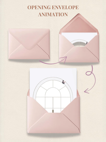 Animated Baby Shower Invitation, Butterfly Digital Evite Template, Editable Canva Video Invite, Floral Virtual Baby Shower Announcement