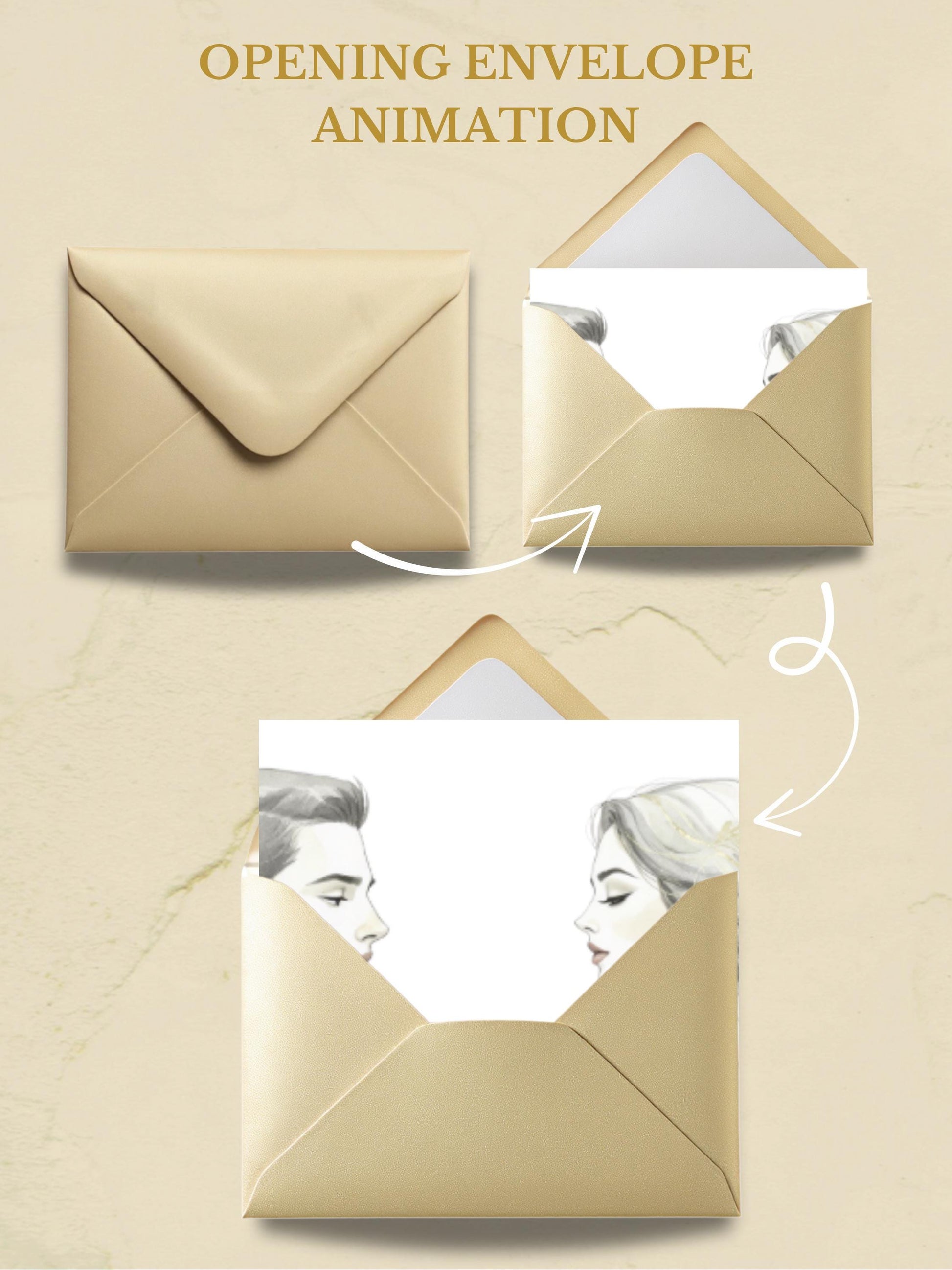 New Year’s Eve Invitation, Animated Digital Evite, Elegant Gold Champagne Party Invite, Editable Canva Template, Bring in the Bells Midnight