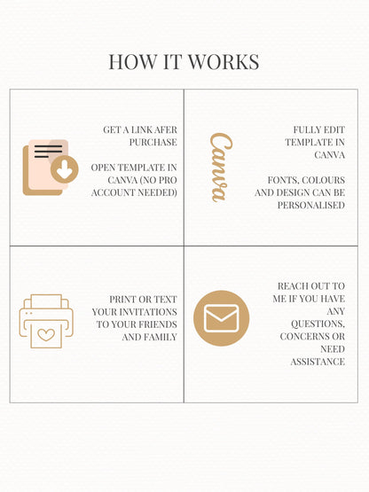 Holiday Party Invitation - Christmas Invite (Editable Canva Instant Download Template) - Printable or Digital Download