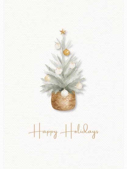 Editable Christmas Card with Newsletter Template (Printable or Digital Canva Holiday Card) - Family Photo Update, Personalized Greeting Card