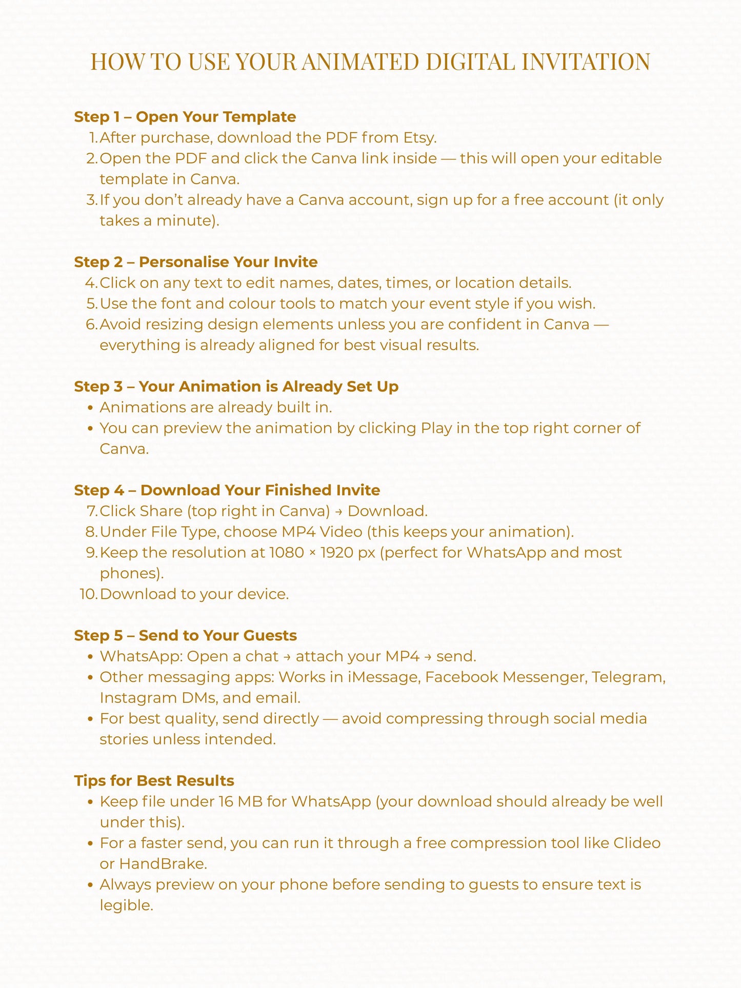 Animated Christmas Card - Digital Family Newsletter with Music (Instant Download Customizable Canva Template) Sled and Tree Holiday Evite