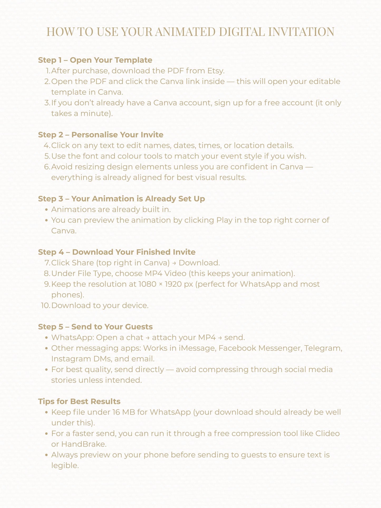 Nativity Scene Animated Christmas Card with Newsletter + Photo (Instant Download Canva Template) - Plays Music O Holy Night Holiday Greeting