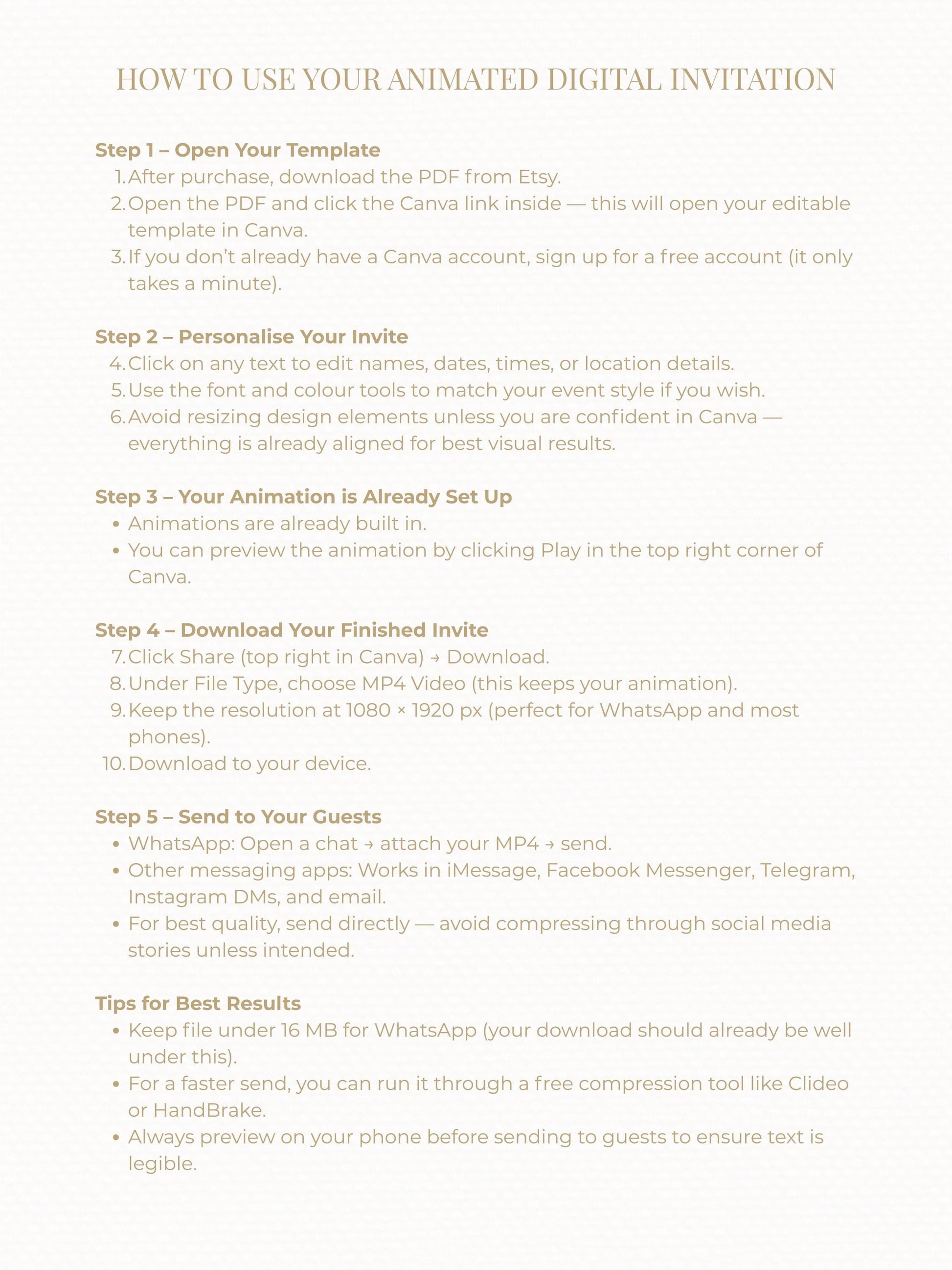 Nativity Scene Animated Christmas Card with Newsletter + Photo (Instant Download Canva Template) - Plays Music O Holy Night Holiday Greeting