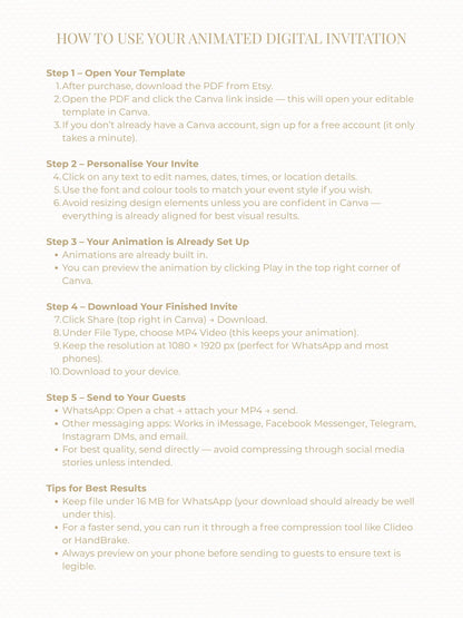 Nativity Scene Animated Christmas Card with Newsletter + Photo (Instant Download Canva Template) - Plays Music O Holy Night Holiday Greeting