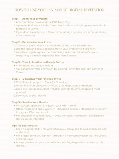 Nativity Scene Animated Christmas Card with Newsletter + Photo (Instant Download Canva Template) - Plays Music O Holy Night Holiday Greeting