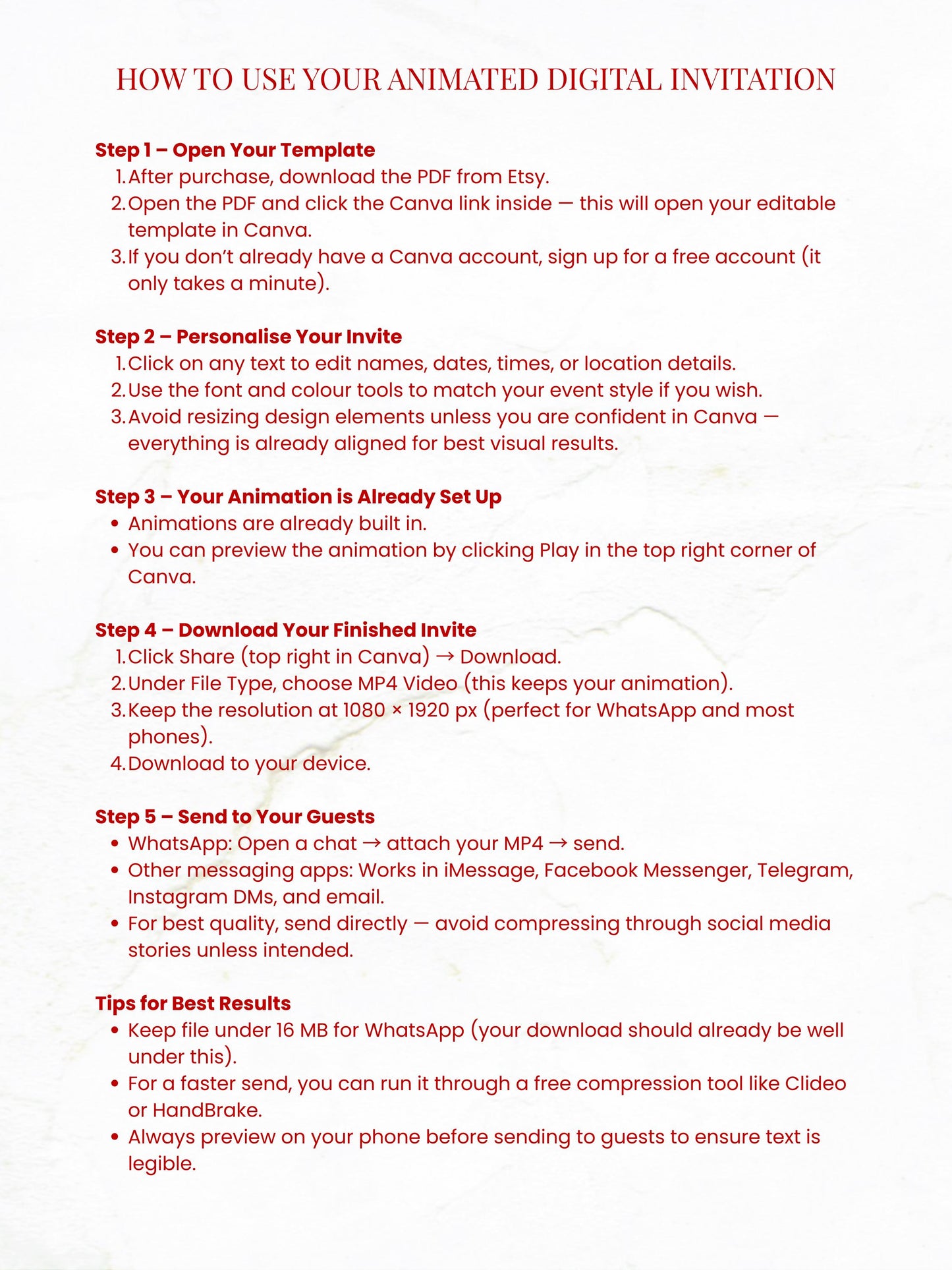 Magical Animated Christmas Party Evite, Enchanted Santa Digital Invitation, Editable Canva Template, Holiday Video Invite