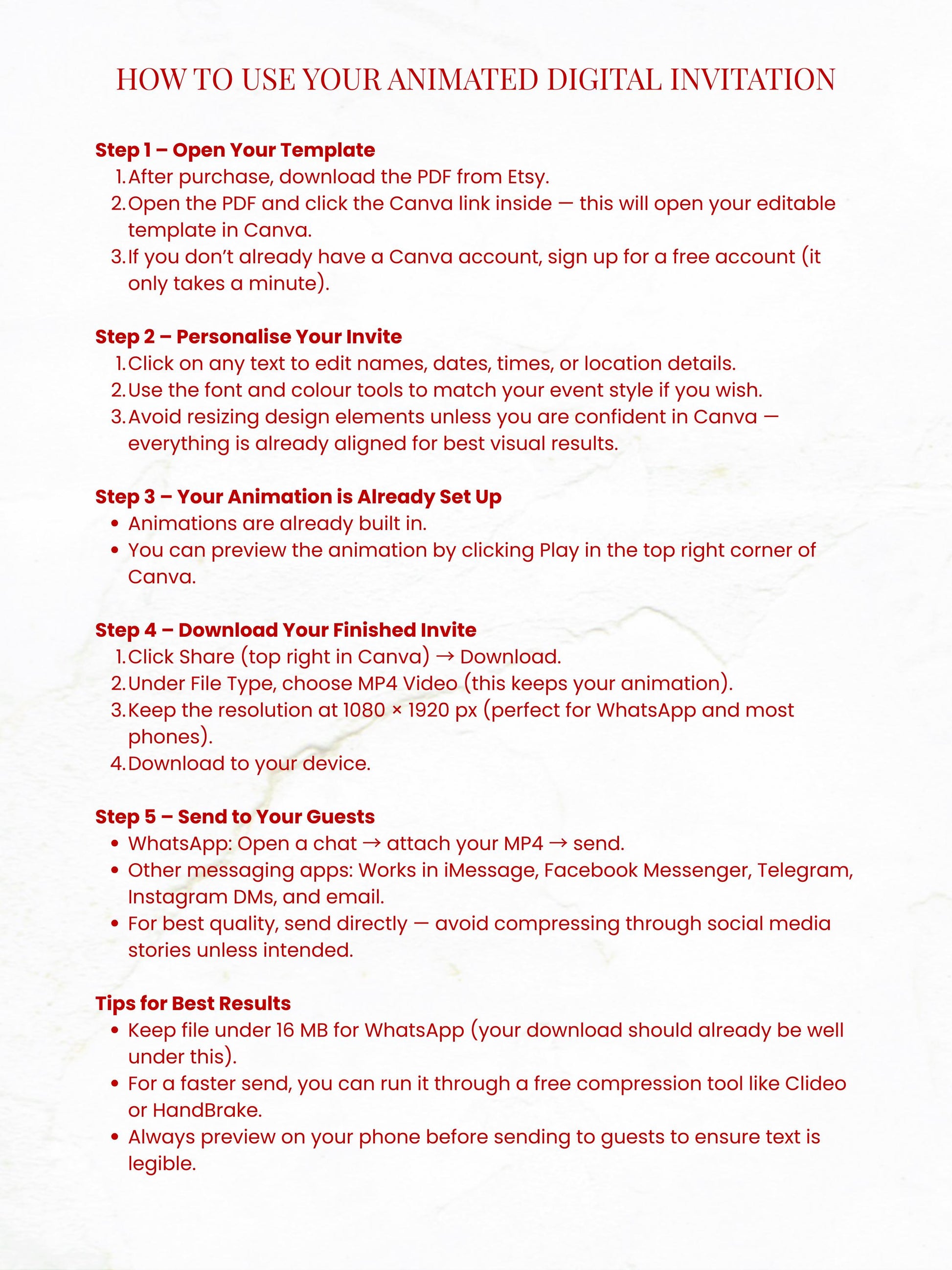 Magical Animated Christmas Party Evite, Enchanted Santa Digital Invitation, Editable Canva Template, Holiday Video Invite