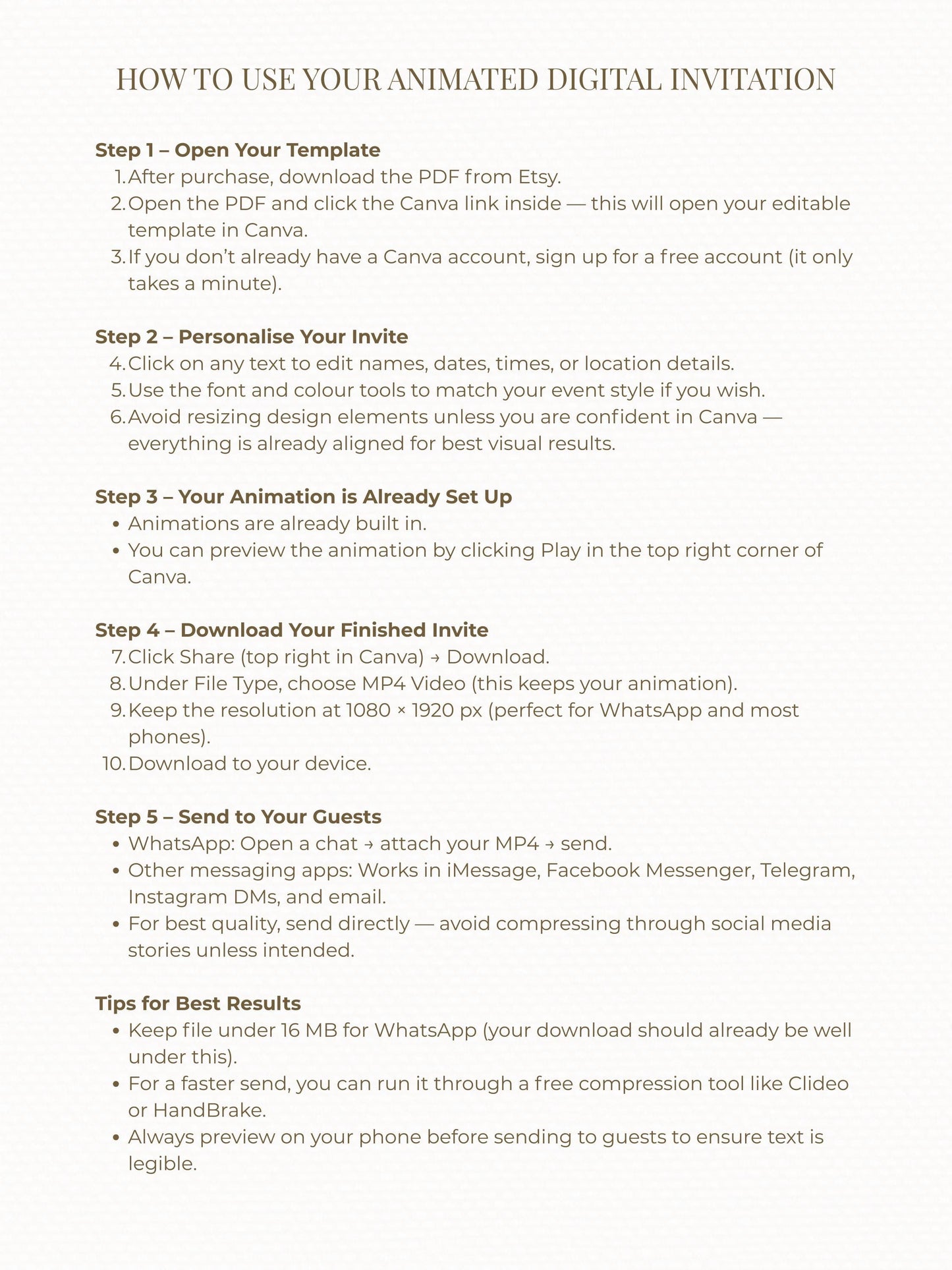 Animated Housewarming Invitation, Digital Evite (Instant Download Editable Canva Template) Warm Cozy Home Sweet New Home Party Video Invite