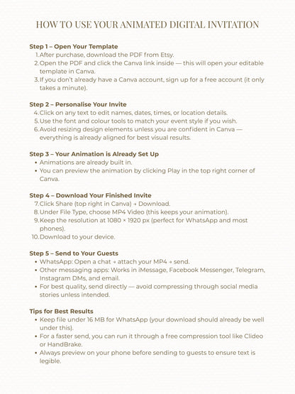 Animated Housewarming Invitation, Digital Evite (Instant Download Editable Canva Template) Warm Cozy Home Sweet New Home Party Video Invite