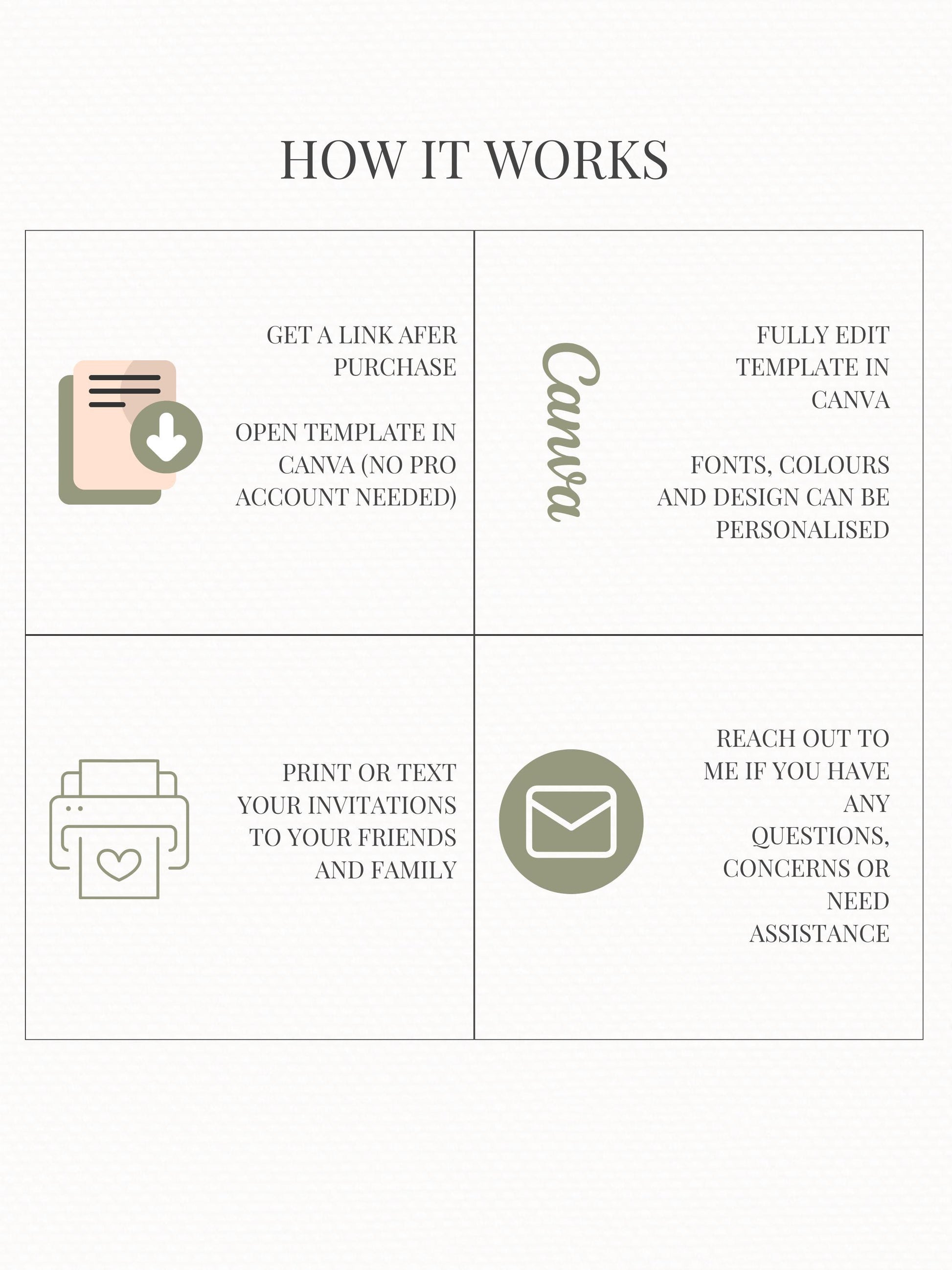 Editable Christmas Card with Newsletter - Cozy Rustic Holiday Card Template, Canva Printable, Family Photo Update, Digital Greeting