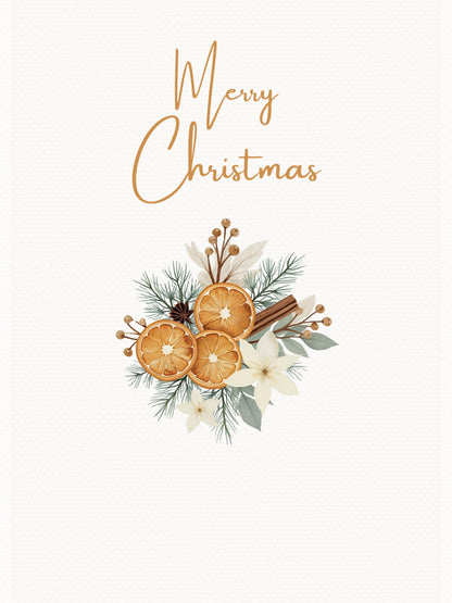 Editable Christmas Card with Newsletter - Cozy Rustic Holiday Card Template, Canva Printable, Family Photo Update, Digital Greeting