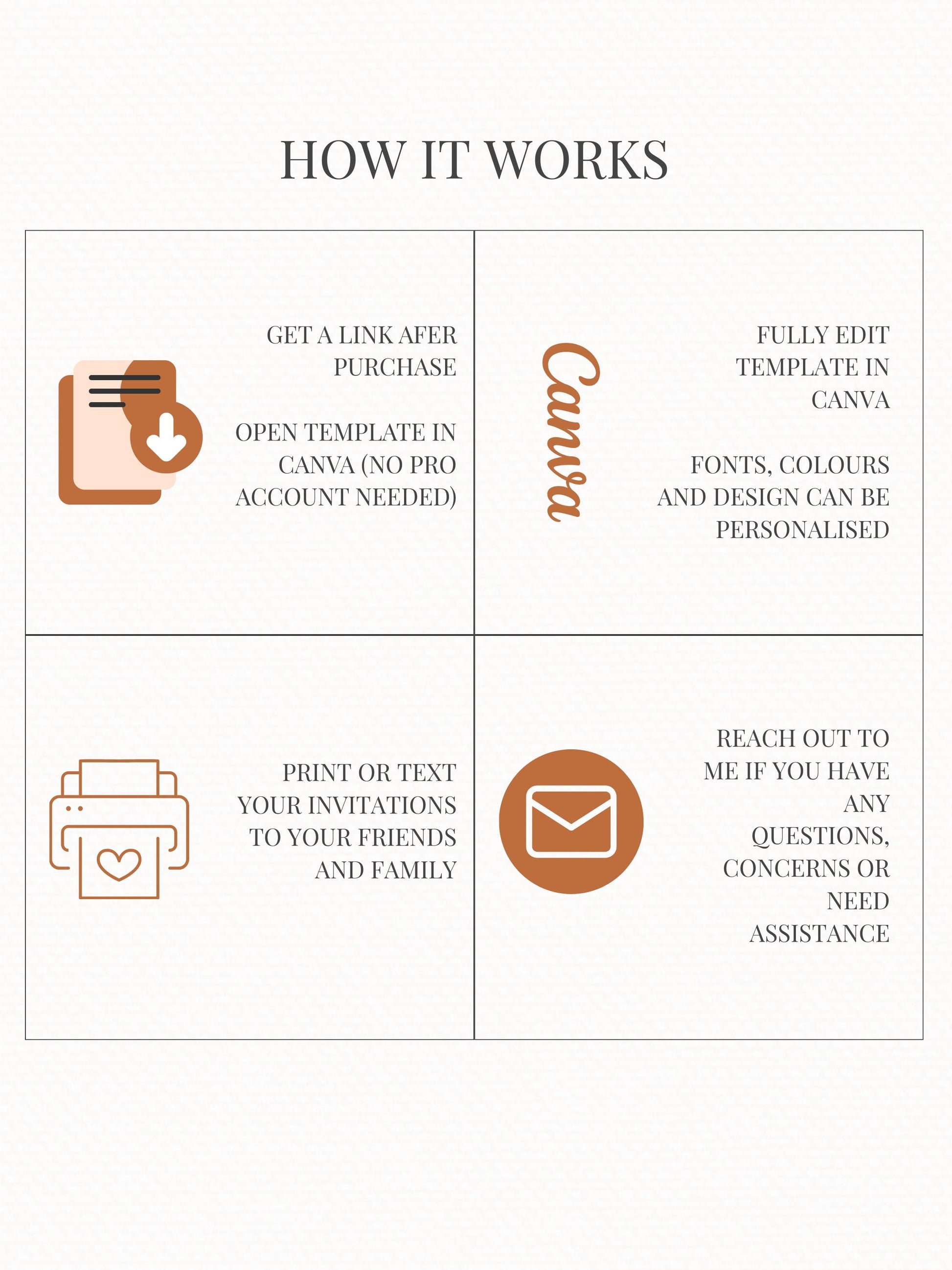 Printable Fall Party Invitation - Autumn Dinner Party Invite with Pumpkins & Florals (Digital Editable Canva Template)