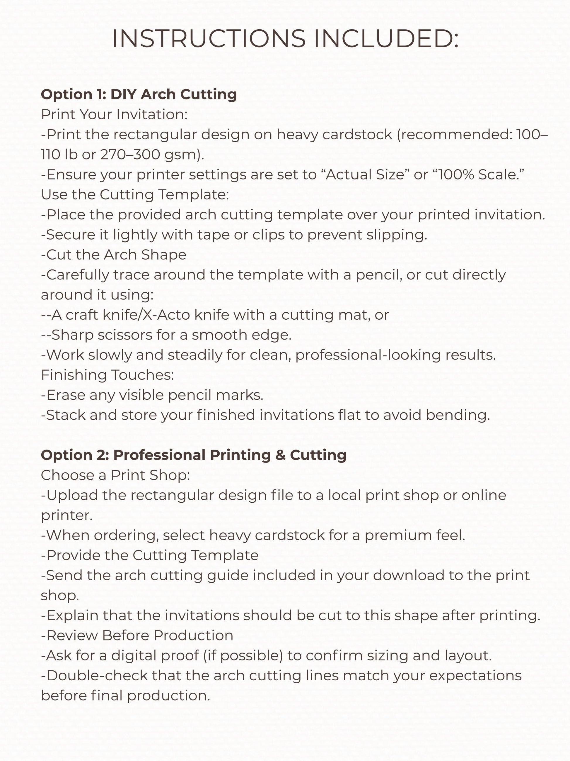 Modern Arch Wedding Invitation (Instant Download Editable Canva Template), Printable Digital Invite, Minimalist Elegant Bow Design