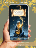 Animated D&D Campaign Invite-Fantasy Adventure Video Invitation (Instant Download Custom Canva Template) Role-playing Table Top Games Evite