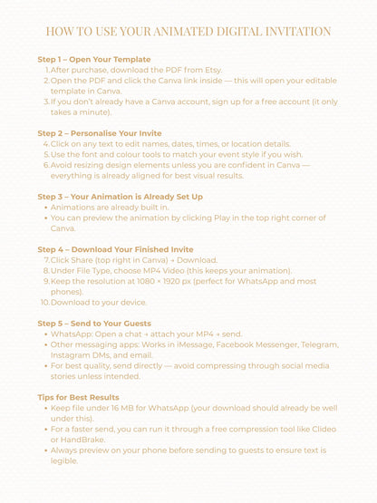 Animated New Year’s Eve Party Invitation (Instant Download Customizable Canva Template) Digital Ring In The Bells Hogmanay Countdown Evite