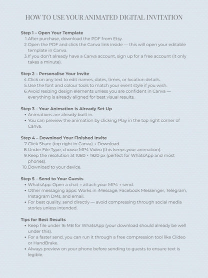 Animated Racing Car 2nd Birthday Invitation (Instant Download Editable Canva Template) Custom Digital Video Evite for Boy’s Party