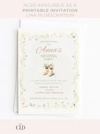 Animated Nesting Party Invitation-Digital Baby Shower Evite (Instant Download Editable Canva Template) Custom Newborn Arrival Invite