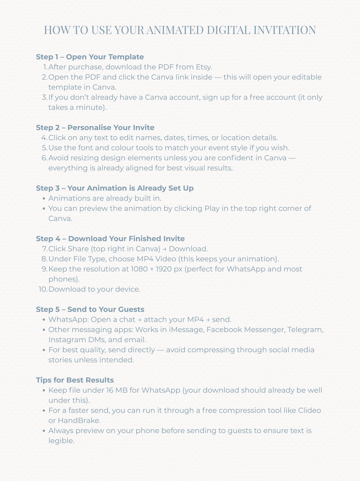 Animated Rococo Bridal Shower Evite-Wedding Luncheon, Bachelorette Hen Party Invitation (Instant Download Editable Canva Template Invite)