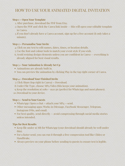 Animated Girl's Dance Birthday Invitation- Twirl and Sparkle Party Invite/Disco Theme (Printable Instant Download Canva Template Evite)