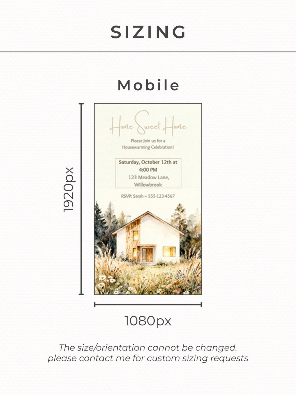 Animated Housewarming Invitation, Digital Evite (Instant Download Editable Canva Template) Warm Cozy Home Sweet New Home Party Video Invite