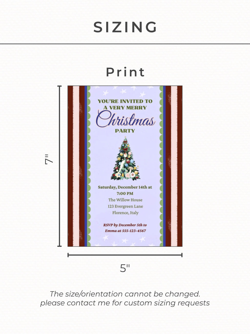 Maximalist Christmas Party Invitation - Bold Retro Holiday Invite (Instant Download Editable Canva Template) Printable & Digital Evite