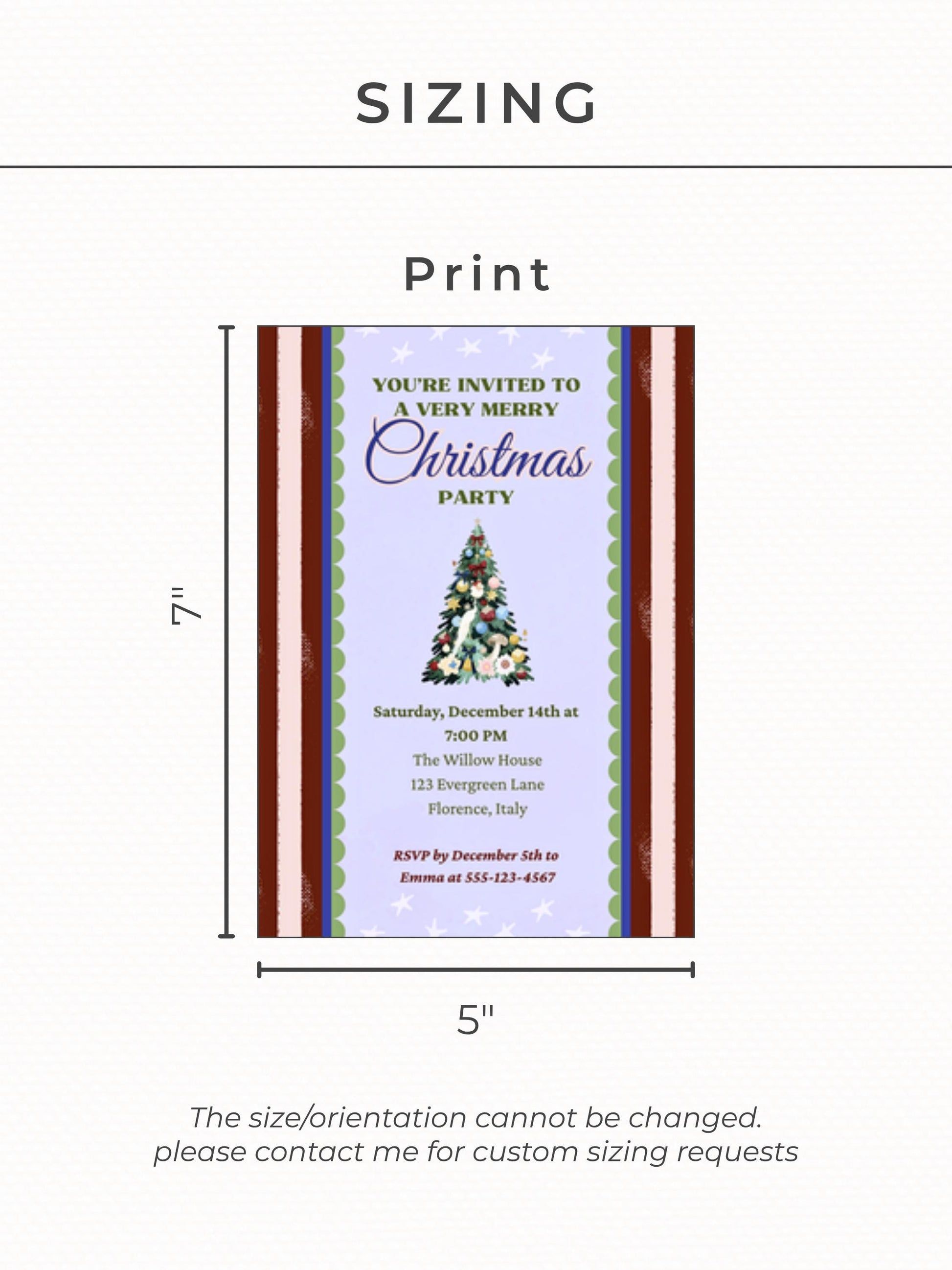 Maximalist Christmas Party Invitation - Bold Retro Holiday Invite (Instant Download Editable Canva Template) Printable & Digital Evite