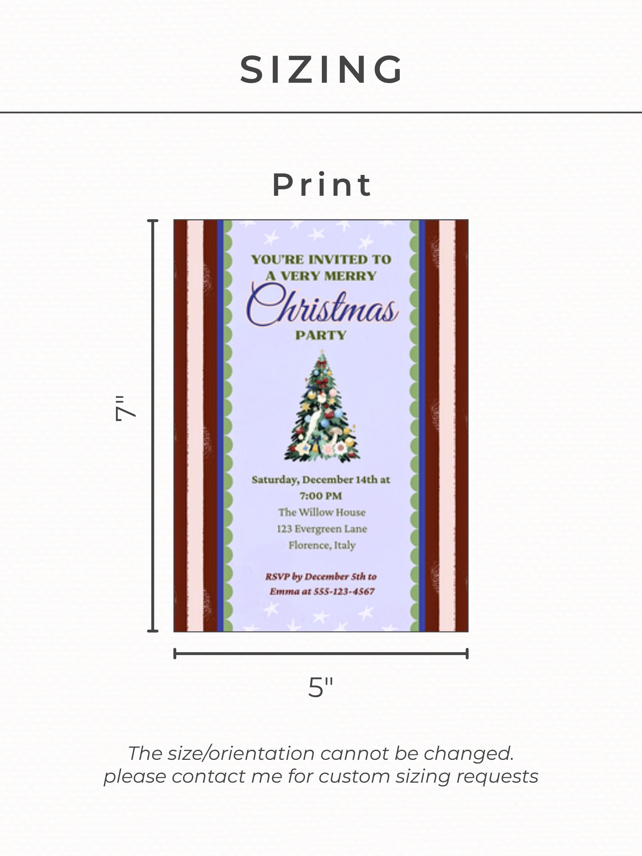 Maximalist Christmas Party Invitation - Bold Retro Holiday Invite (Instant Download Editable Canva Template) Printable & Digital Evite