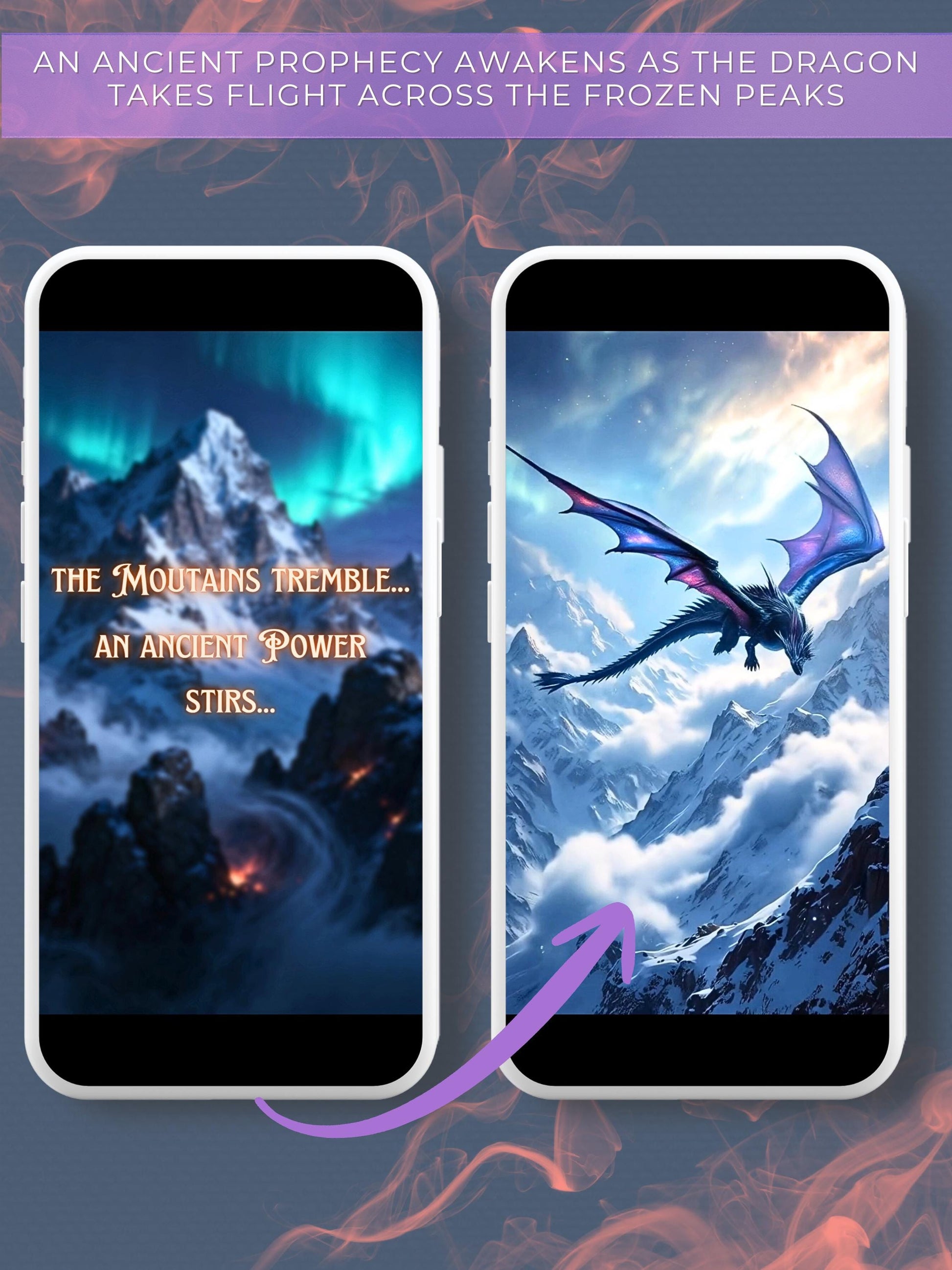 Animated Dragon D&D Campaign Invite-Fantasy Adventure Video Invitation (Instant Download Canva Template) Custom Role-playing Table Top Games