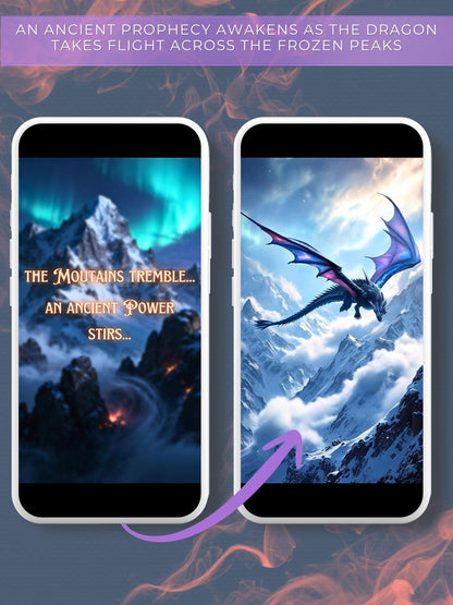 Animated Dragon D&D Campaign Invite-Fantasy Adventure Video Invitation (Instant Download Canva Template) Custom Role-playing Table Top Games