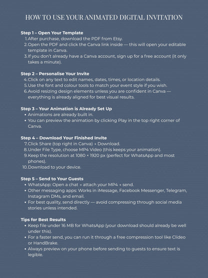 Animated Dragon D&D Campaign Invite-Fantasy Adventure Video Invitation (Instant Download Canva Template) Custom Role-playing Table Top Games