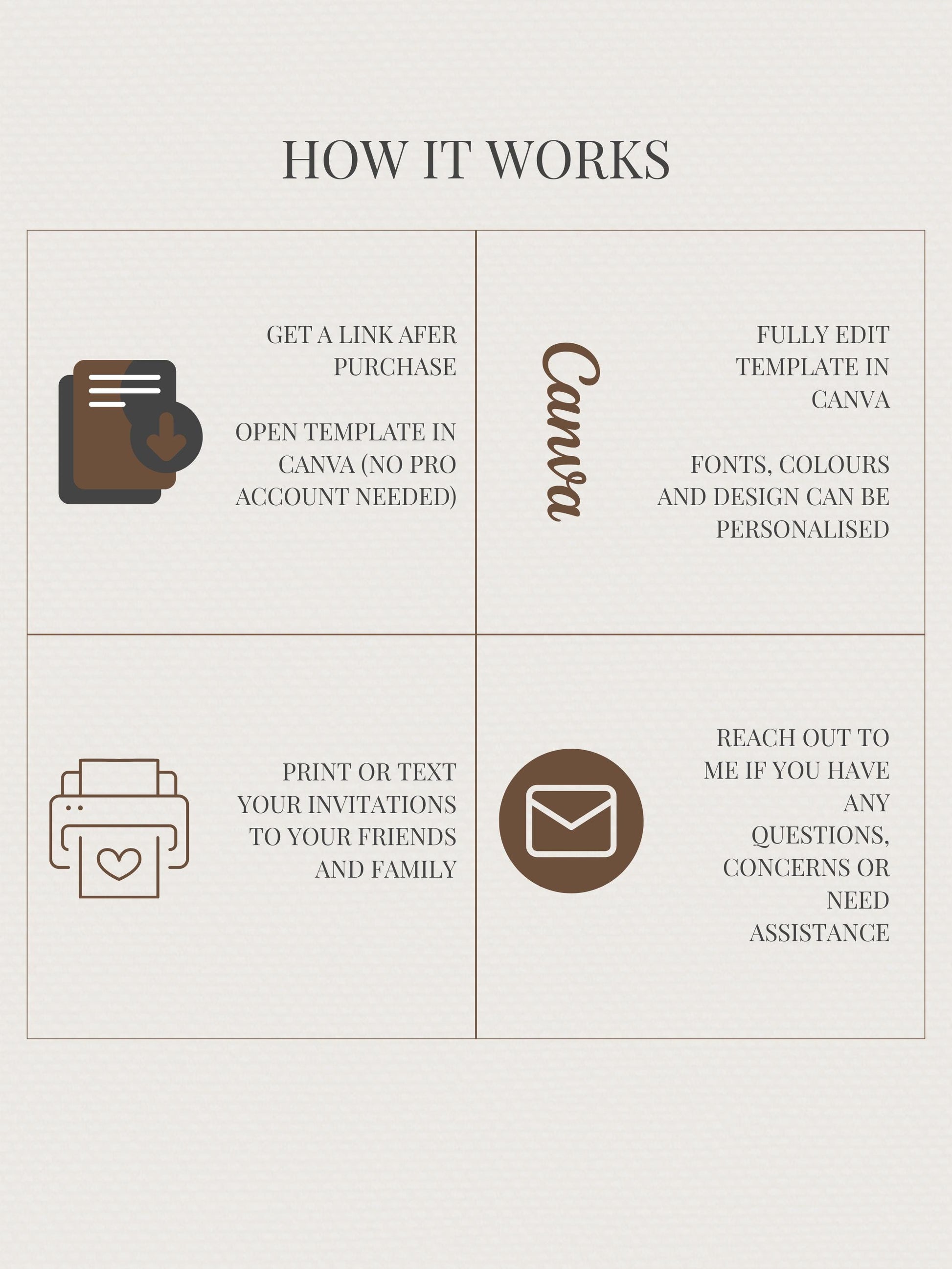 Editable Engagement Congratulations Card - Modern Watercolor Proposal Printable (Instant Digital Download Customisable Canva Template)