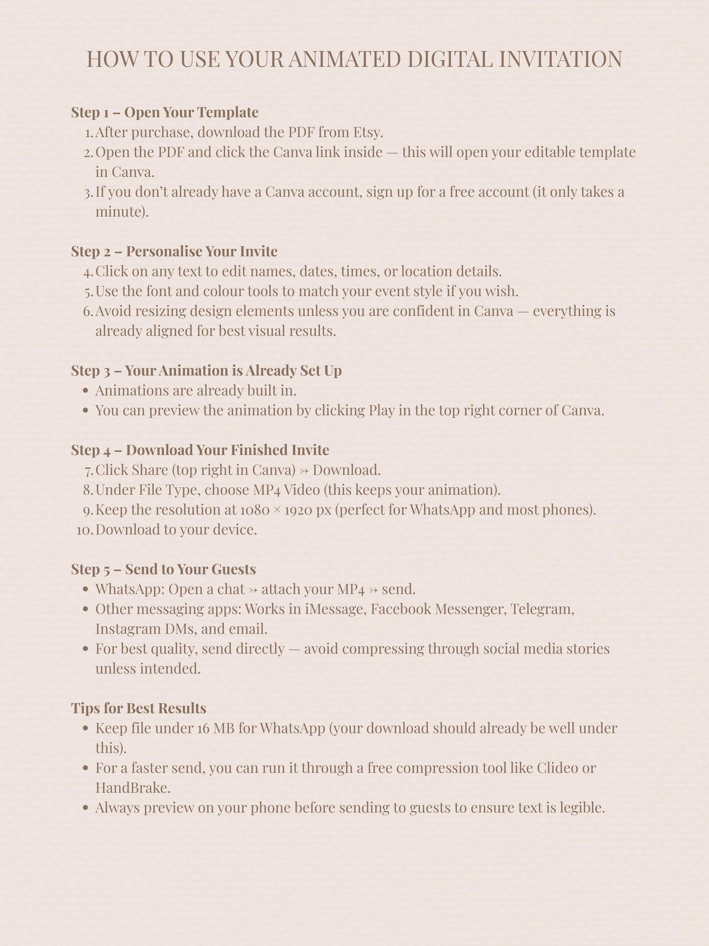 Animated Digital Card for Friend going through Divorce, Separation & Breakup (Digital Instant Download Editable Canva Template) Funny