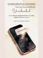 Animated Digital Card for Friend going through Divorce, Separation & Breakup (Digital Instant Download Editable Canva Template) Funny