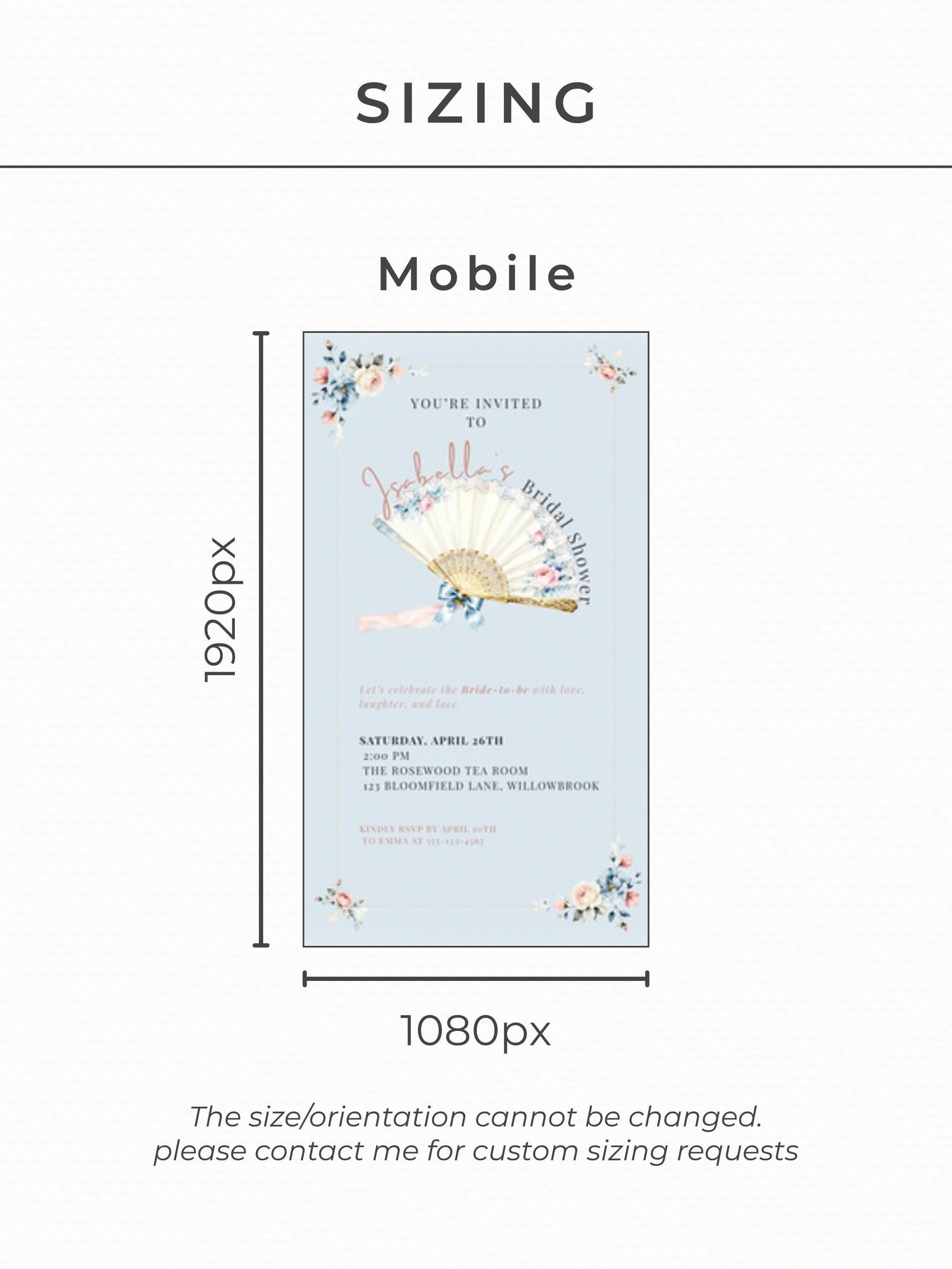 Animated Rococo Bridal Shower Evite-Wedding Luncheon, Bachelorette Hen Party Invitation (Instant Download Editable Canva Template Invite)