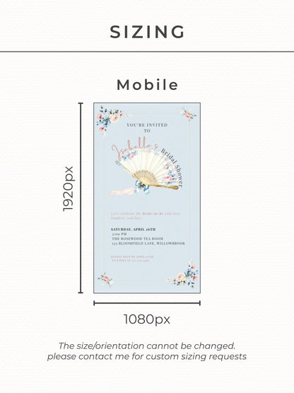 Animated Rococo Bridal Shower Evite-Wedding Luncheon, Bachelorette Hen Party Invitation (Instant Download Editable Canva Template Invite)