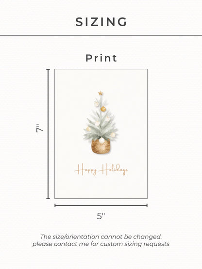 Christmas Card Bundle with Newsletter - 6 Editable Canva Templates, Printable or Digital Holiday Cards with Family Photo Update