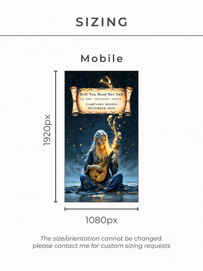 Animated D&D Campaign Invite-Fantasy Adventure Video Invitation (Instant Download Custom Canva Template) Role-playing Table Top Games Evite