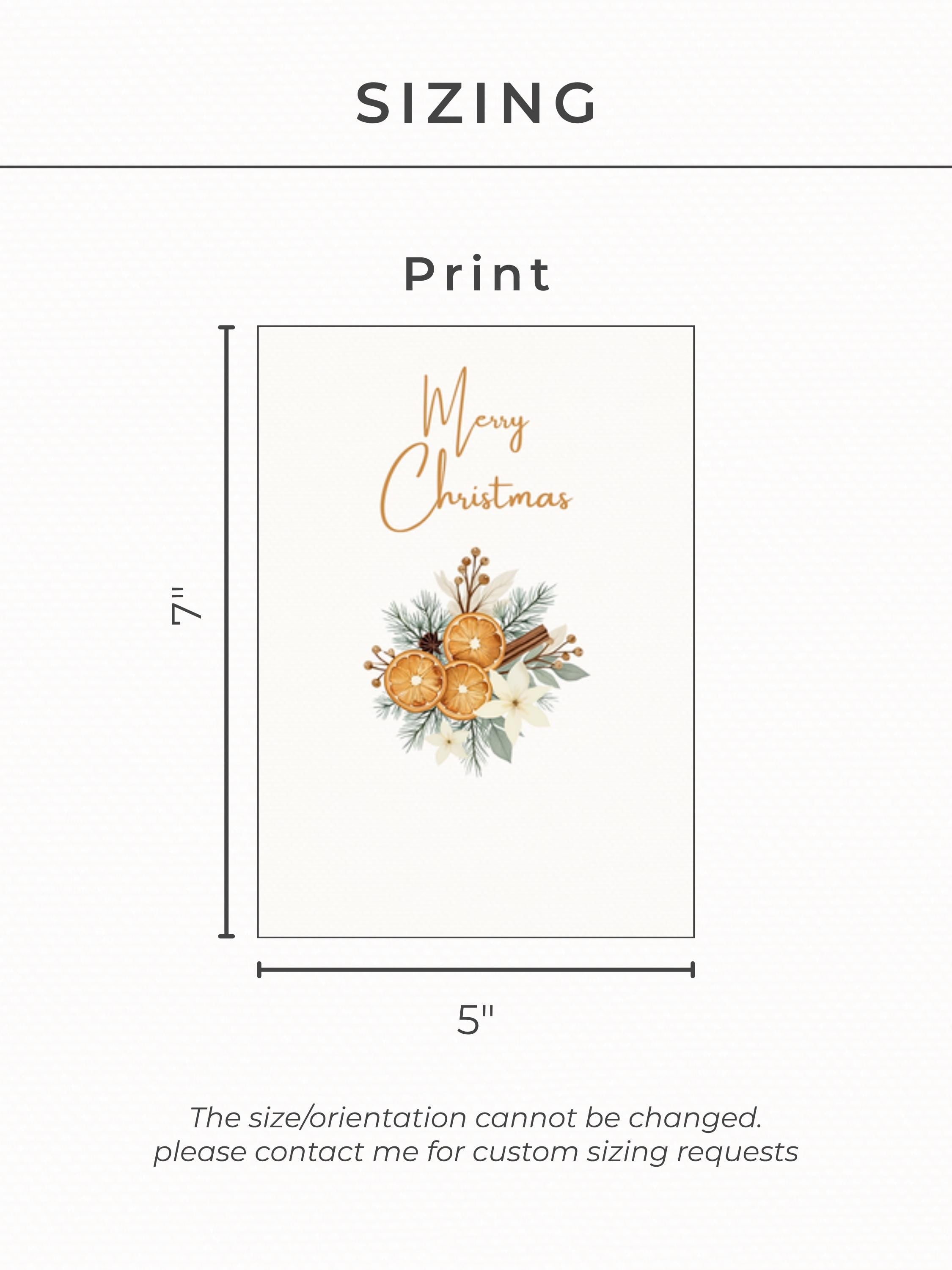 Editable Christmas Card with Newsletter - Cozy Rustic Holiday Card Template, Canva Printable, Family Photo Update, Digital Greeting
